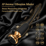 Sounding Rods Urethra Vibrator Male Sex Toys, 10 Vibration Modes Male Prostate Massager, IPX6 Waterproof Silicone Penis Plug, Urethral Stimulator Adult Toys for Men & Couples