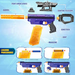 Toy Gun Automatic Sniper Rifle, Realistic Electric Toy Foam Blaster Sniper With Scope Tactical Vest Kit, Toy Gun For Boys 8-12, Birthday, Indoor Outdoor Shooting Game For Kids