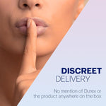 Invisible Super Ultra-Thin Lubricated Condoms for Men – 10-Count, Natural Feel