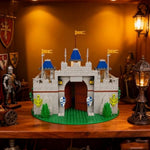 Medieval Knight Castle Building Blocks Set,Comes With 12 Knights Figures,Compatible With Lego Medieval Town Square Toys,For Adult And Children Ages 6+, 607016
