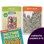 4 Pack Puzzle Activity Books for Kids Ages 6+, Mazes, Brain Teasers & Word Games