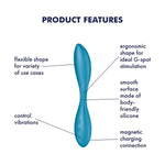 G-Spot Flex 1 Vibrator Sex Toy | Adult Toys For Women | Multi Vibrator With Power Motor | Vibrating Sexual Pleasure Device | Stimulation Vibrators | Female Wellness Tools | Woman Sextoy