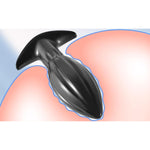 Silicone Anal Plugs,4.72 Inch Butt Plugs Sex Toys For Women,Beginners,Black