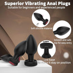 Anal Plug Vibrator Sex Toy, 3Pcs Butt Plugs Anal Toys With Enlarged Base, Training Kit With Remote Control 10 Vibration For Beginners Advanced, Anal Sex Toys For Men Women Couples