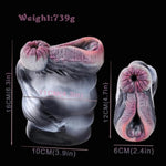 Zebra Masturbation Machine Simulates Animal Shape Abnormity Airplane Cup Double Channel Liquid Silicone Male Manual Sex Toy With Animal Texture, Realistic Animal Vagina