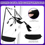 5 In 1 Sex Swing Bondage Restraints Set, Bdsm Kit Door Swing & Sex Restraint Adjustable Sex Sling Neck Strap Handcuffs & Thigh Restraint, Bondage Swing Sex Furniture For Bedroom Adult Sex Games