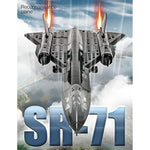 Military Series Sr-71 Reconnaissance Aircraft Jet Blackbird Air Force Building Block Set (183 Pieces) -Building And Military Toys Gifts For Kid And Adult