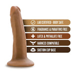 Blush Adult Sex Toys - Dr. Skin - 5.5" Small Realistic Dildo With Suction Cup - Soft Strap On Penis For Pegging Anal G Spot & Vaginal Pleasure - Sculpted Adult Toys For Women Men & Couples - Mocha