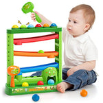 Toddlers Toys For 1 2 3+ Years Old Kids, Pound A Ball Included 2 Hammer & 12 Balls, Montessori Toys For Interactive Game For Boys And Girls, Early Learning Educational Gift
