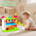 Musical Toy For 1-2 Year Old Boys,Educational Baby Toys 12-18 Months,Ball Drop Toy With English & Spanish,Fine Motor Toys For Toddlers 1-3,Birthday Gift For 1+ Year Old Boy (Green)