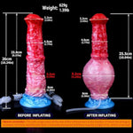 Horse Dildo Penis Vibrator Female Adult Erotica G Spot Anal Stimulator With Powerful Suction Cups Large Anal Play Plug Couple Gay Adult Sex Toys And Games (Pink)