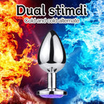 Anal Plug Sex Toys Games For Women,4 Pcs Stainless Steel Butt Plug Fox Tail Butt Plugs Trainer Silicone Anal Plugs For Adult Sex Toy For Couple Anal Training Set(Light Purple)