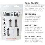 Vibrating Penis Sleeve Kit With Mini Bullet Vibrator, Adult Sex Toys For Men & Couples, Penis Extender Cock Stimulation Device For Pleasure, 5 Piece, Penile Extension Sheath, Smoke
