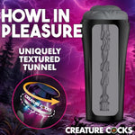 Wild Wolf Ass Stroker For Beginners, Men & Couples. Fantasy Stroker. Textured Rubber And Firm Protective Case. Easy Clean-Up. 1 Piece, Grey.