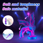 6 Inch Silicone Small Wolf Dog Knot Dildo For Women Beginner, 5" Realistic Animal Monster Thin Knotted Anal Dildo With Suction Cup, Fantasy Blue Purple Canine Furry Dildos Alien Sex Toy For Men Gay