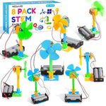 Bulk Stem Kits - 8 Set Electrical Fans, Girls Boys Crafts Science Kits For Kids Age 8-12, Stem Toys For Boys 6-8 8-10 6 7 8 10 12 13 Classroom, Engineering Activities Experiments Projects Circuit