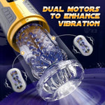 Male Sex Toys For Men - Upgraded Male Masturbator Stroker With 7 Rotating & Thrusting & Vibrating & Licking, Anti-Slip Adult Toys With Lcd Display One-Click Burst Penis Pump Sex Toy For Men