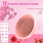Nipple Toys Vibrator For Women With Remote Control, Wireless Nipple Clamps Sucking With 10 Vibrating Modes, App Remote Control Nipple Toys For Women Couples, Adult Sex Toy For Couples