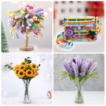 Bulk Colorful Craft Pipe Cleaners Set - 3000 Pieces, 40 Vibrant Colors