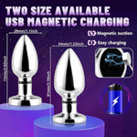 Vibrating Anal Plug Butt Plug 6 Modes Electric Shock 10 Modes Vibrator Adult Sex Toys With Remote Control Anal Toys Prostate Massager For Men Women Couple (M)