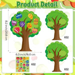 32 Set Fruit Bible Trees Decoration Kit for DIY Christian Religious Learning Activities