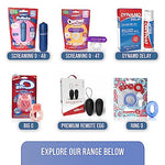Cock Ring for Couples, Vibrating 4B Ohare, Blueberry, 1ct