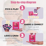 Couples Conversation Cards 200 Questions For Deeper Connection Fun Date Night Game Romantic Gifts For Him Her Valentine Anniversary