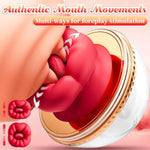 Sex Toys Nipple Toys Sucker Vibrator - Rose Toy With 9 Vibrating & 3 Sucking Mode, Detachable Nipple Toys Vibrators Adult Toys Clit Nipple Anal Stimulator Massager Sex Toys For Women Female Couples