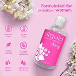 Sassy Water-Based Lube - Thick, Long-Lasting Gel, Natural Lube For Women/Men/Couples, Unscented, 8.5 Fl Oz