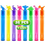 36 Pieces Dinosaur Mini Bubble Wands,Bubble Party Favors Assortment Toys For Kids,Themed Birthday, Halloween, Goodie Bags, Carnival Prizes, Wedding, Bubble Maker Toys For Kids