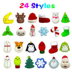 48 Pcs Christmas Mochi Squishy Toys Squishies For Kids Girls Boys Toddlers Christmas Party Favors Stocking Stuffers Gifts