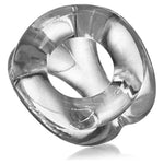 Tri-Sport – Silicone Cockring & Ballstretcher – Stretchy Men'S Pleasure Toy – Couples Adult Toy – Intimate Accessory – Flexible & Wearable – Clear