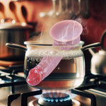 8.3" Realistic Big Upwards Dildo, Thick Anal Dildo Fat Penis, Soft Liquid Silicone Wide Dildo With Strong Suction Cup, G-Spot Xl Dildo Vaginal Anal Stimulator Female Sex Toy For Men Women And Couples