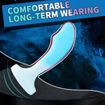 Silicone Anal Plug,3 Pcs Jeweled Silicone Anal Sex Toys,Prostate Massage Anus Dilator For Beginners Advanced Users?Blue?