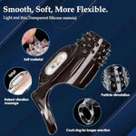 Vibrating Cock Ring Silicone Penis Sleeve Extension Male Penis Enlarger Cock Rings For Men Erection Sex Penis Vibrator Clitoris Massager Adult Sex Toys For Men Delay Ejaculation Reusable Cock Sleeve