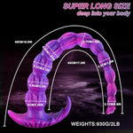 18.9'' Long Anal Beads, Fantasy Knot Dildo Anal Plug With 12 Balls For G Spot Anal, Adult Sex Toys & Games For Women Men