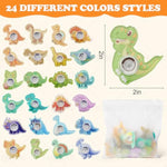 24Pcs Dinosaur Fidget Spinner Toys,Party Favors Birthday Gifts Goodie,Autism Sensory Toys For Boys Girls Stress Relief,Treasure Box Toy For Classroom Prizes Supplies(Dinosaur)