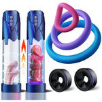 Sex Toys Electric Penis Pump - Automatic Vacuum Dick Pump Male Sex Toys With 3 Powerful Sucking And 2 Training Modes And 3 Penis Ring, Adult Sex Toys For Men Penis Extender Male Masturbator