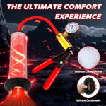 Penis Pump with Metal Handle and Pressure Gauge for Men - Increase Penis Size
