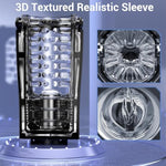 Male Sex Toy For Men Male Masturbator - Sex Toys For Men Adult Toys With 10 Vibrating & 6 Thrusting, Male Mens Sex Toys Pocket Pussy Lcd Display, Men Sex Toy Male Stroker Realistic 3D Sleeve
