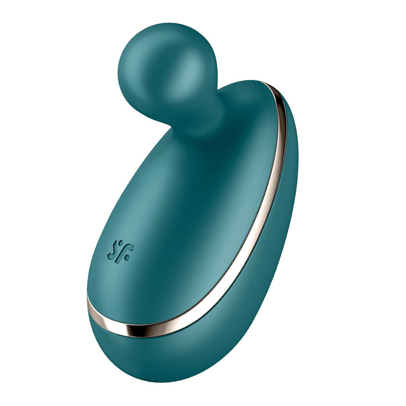 Spot On 1 Lay-On Vibrator - Precision Clitorial Stimulation With 12 Vibration Settings, Vibrating Flexible Tip, Adult Sex Toy For Women - Discreet, Waterproof, Rechargeable (Petrol)