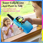 Walkie Talkies For Kids Toys Stocking Stuffers For Kid Boys Girls 4-6, 3 Miles Range Walkie Talkie To Camping, Outdoor, 4 Year Old Girl Birthday Gifts For 3 4 5 6 7 8 9 Year Old Boy Girl Gifts Age 6-8