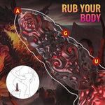 8.89In Red Monster Dildo, Fantasy Anal Thick Silicone Butt Plug, Gay Sex Toys, Soft Alien Dildo With Suction Cup For G&P-Spot, Adults Anal Sex Toys For Women Men Couples