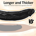 14.57 Inch Realistic Huge Thick Dildo Sex Toys, G Spot Curved Lifelike Dildo with Suction Cup,Adult Sex Toys for Women Men