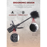 Sex Tickler For Adults Bedroom 16", Feather Tickler For Bdsm Beginners, Spanking Sex Accessory Toy