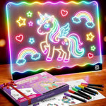 LED Drawing Board for Girls, Arts and Crafts Kit, Perfect Gift for 3+ Year Old Children