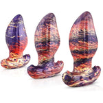 Silicone Anal Plug Set, Liquid Silicone Anal Massage Anal Ball For Beginner Advanced Men Women Three Set