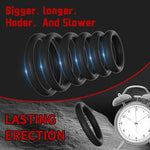 Silicone Cock Penis Rings Set 6 Different Sizes Penis Rings Adult Sex Toys