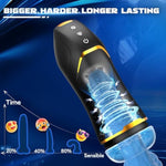 Sex Toys For Men Penis Pump, Male Masturbator Adult Toy With 5 Sucking & 10 Vibrating Modes, Hands-Free Blowjob-Style Sex Machine, Lifelike Texture, Male Sex Toy For Endurance Training & Pleasure