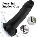 Big Black Dildo,12 Inch Huge Dildo With Strong Suction Cup,Realistic Dildo Silicone Thick Dildo Adult Sex Toy For Women